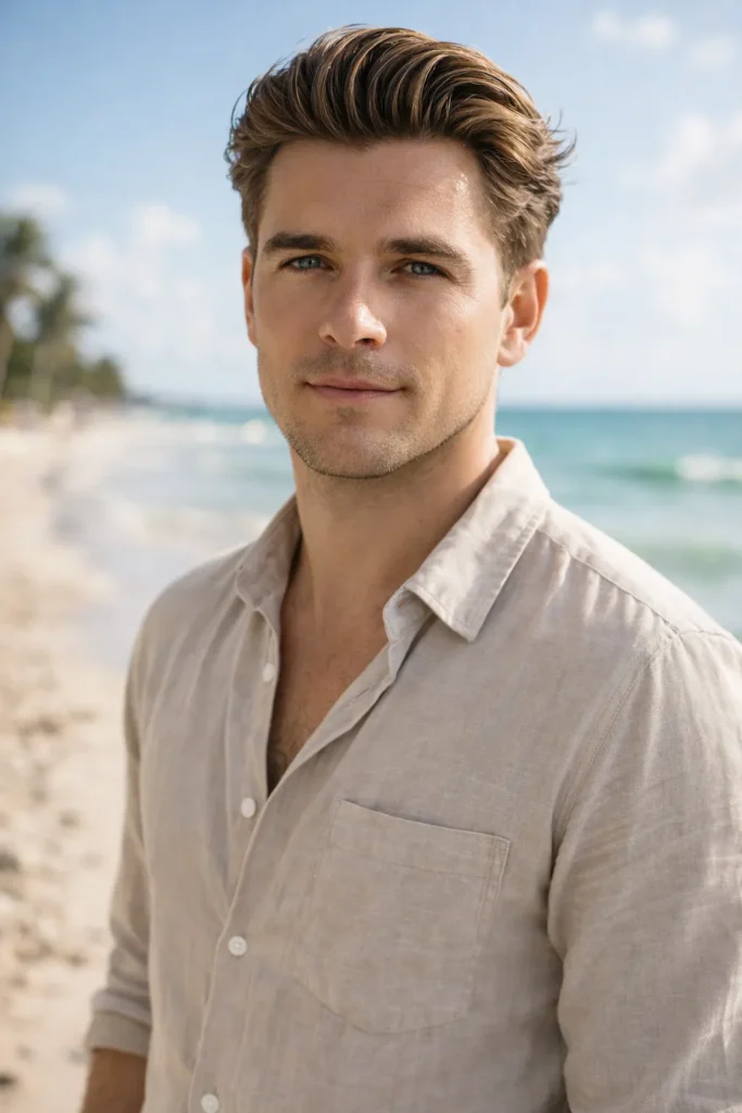  The Soft Brushed-Back Style