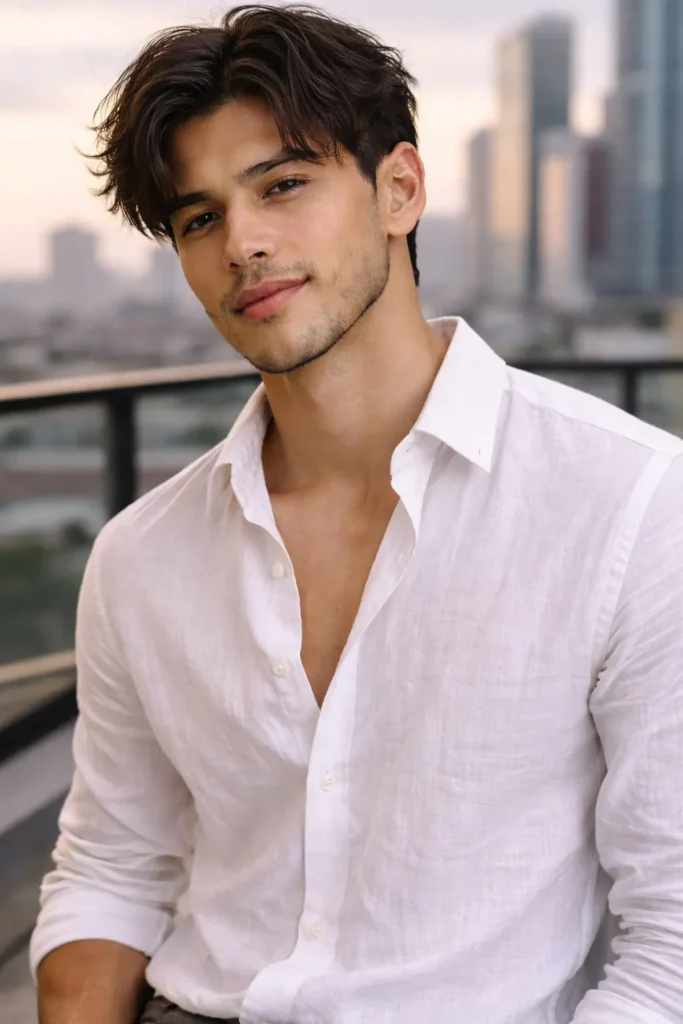 The Textured Middle Part