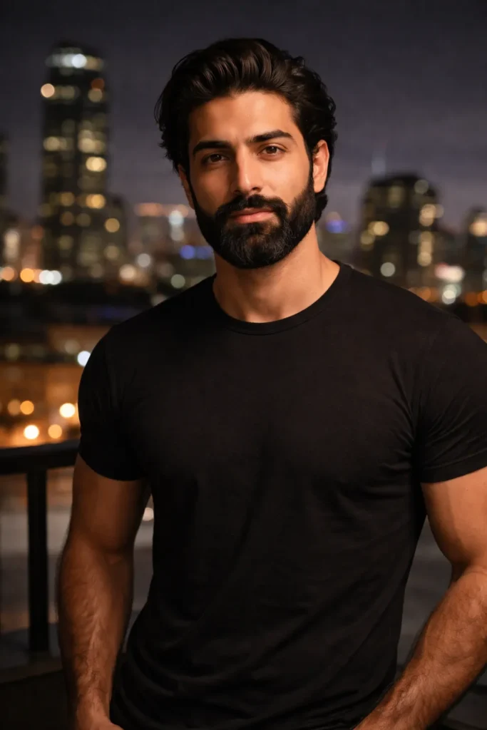 Thick Flow Push Back + Dense Beard