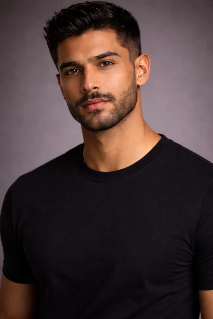 Ultra-Clean Shadow Beard (Light Stubble 1–2 mm)