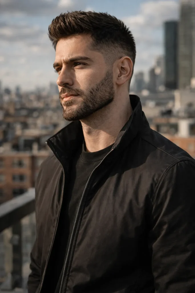 Undercut with Fade Beard