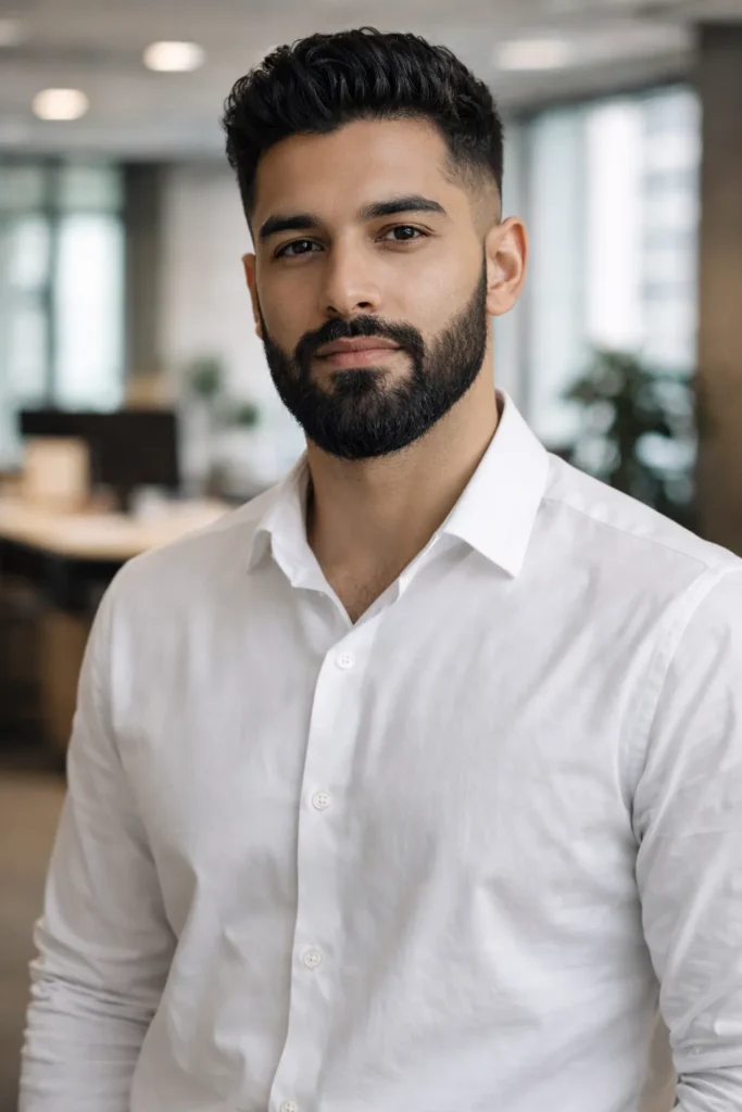 Viking Beard with Sharp Cheek Lines