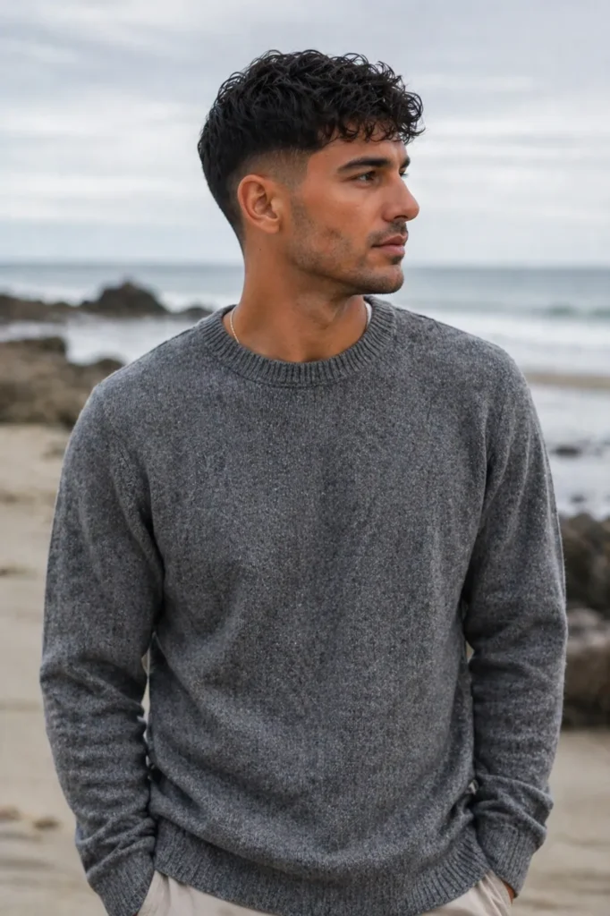 Wavy Crop with Soft Low Fade