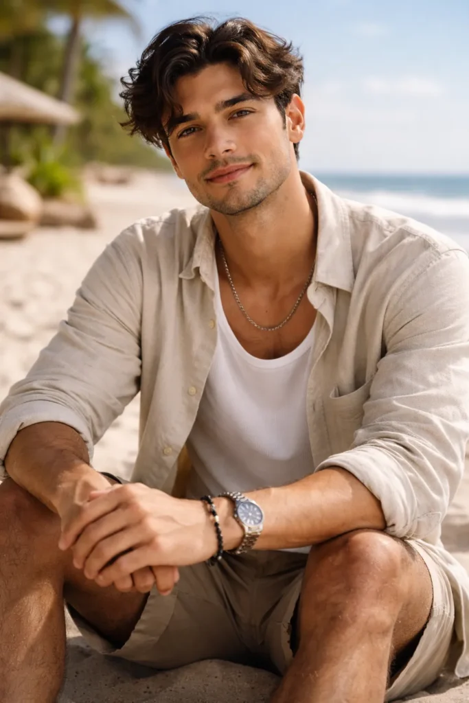 Wavy Flow with Subtle Side Part