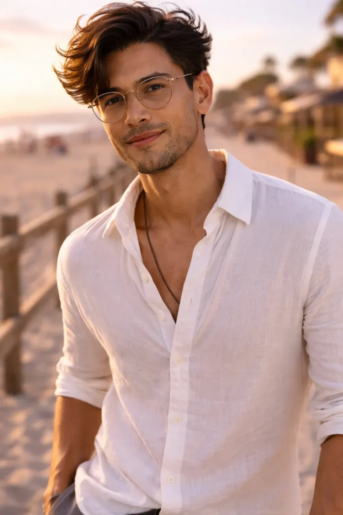 Wavy Medium Hair with Natural Flow