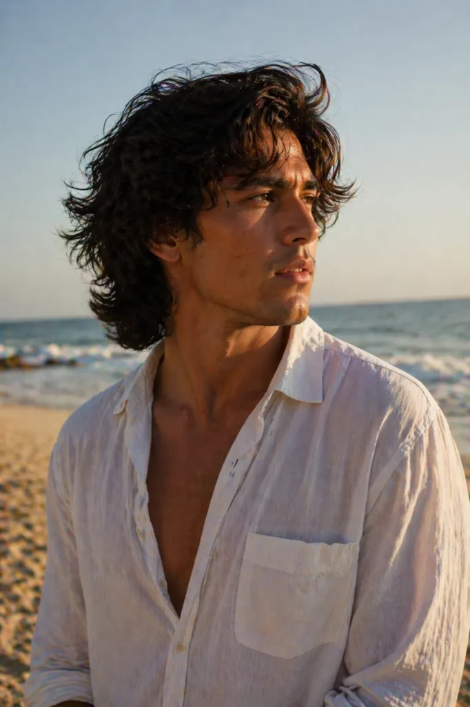 Wavy Medium Shag with Volume