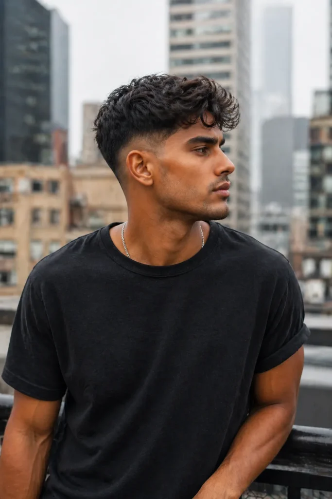 Wavy Top with Drop Fade