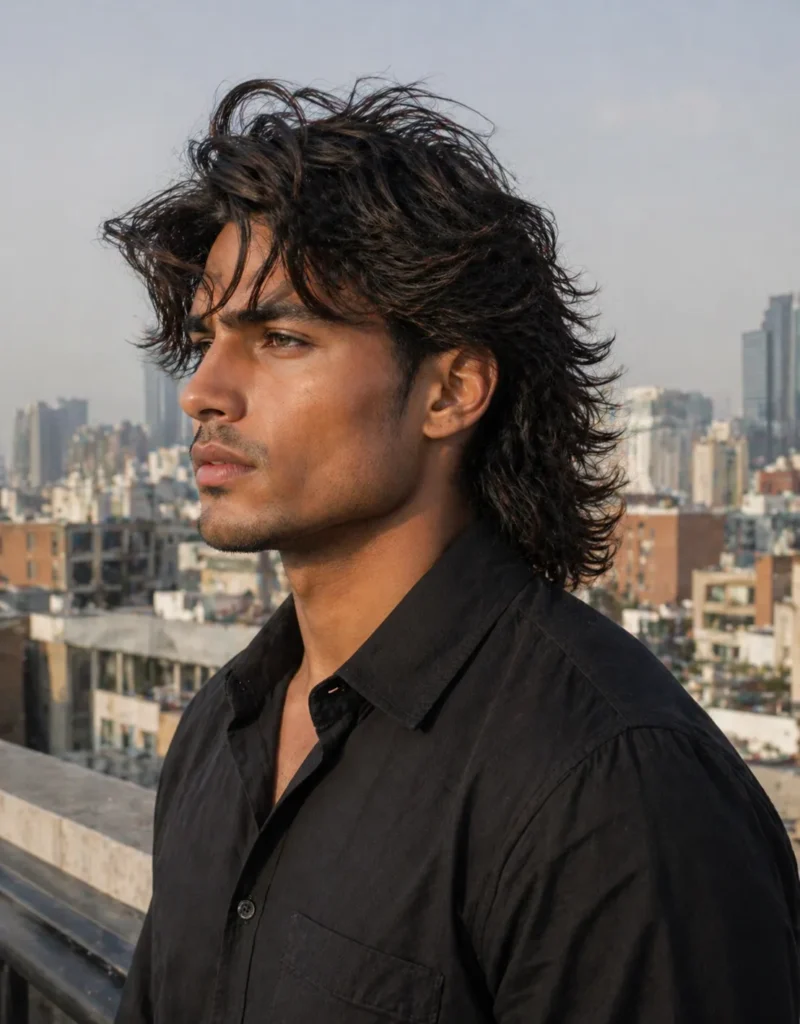  Windswept Side-Flow Mullet