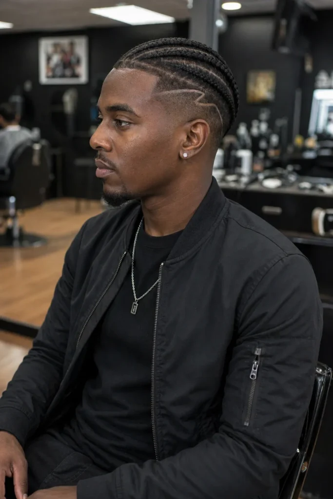 Braids With Design Fade