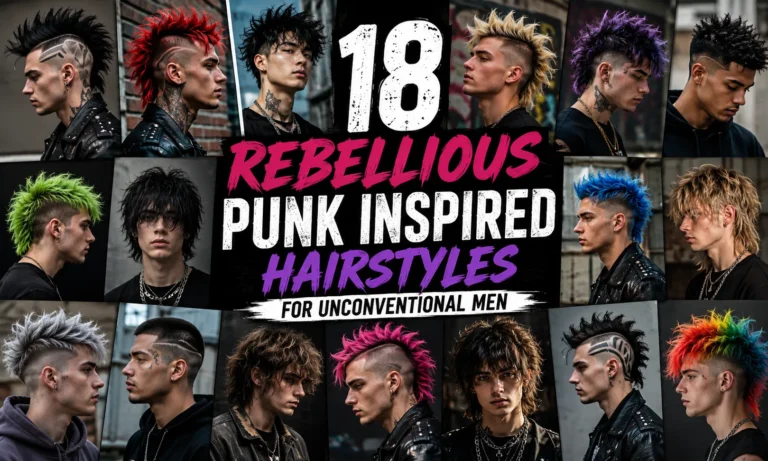 18 Rebellious Punk Inspired Hairstyles for Unconventional Men