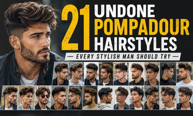 21 Undone Pompadour Hairstyles Every Stylish Man Should Try