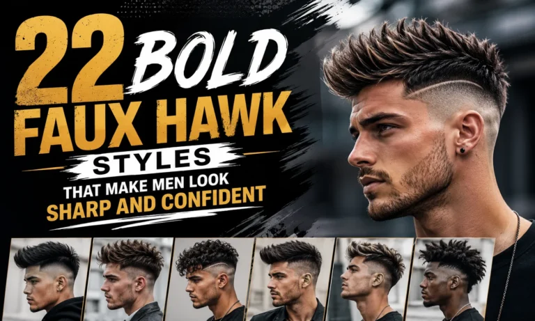 22 Bold Faux Hawk Styles That Make Men Look Sharp and Confident