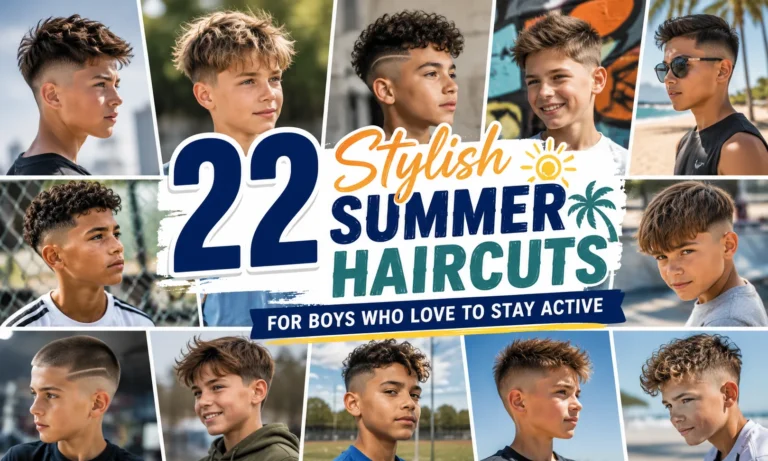 22 Stylish Summer Haircuts for Boys Who Love to Stay Active
