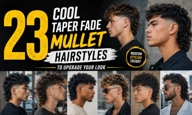 23 Cool Taper Fade Mullet Hairstyles to Upgrade Your Look