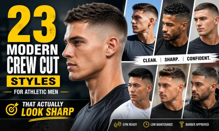 23 Modern Crew Cut Styles for Athletic Men That Actually Look Sharp
