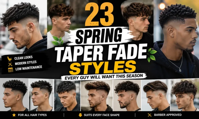 23 Spring Taper Fade Styles Every Guy Will Want This Season