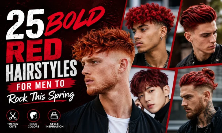 25 Bold Red Hairstyles for Men to Rock This Spring