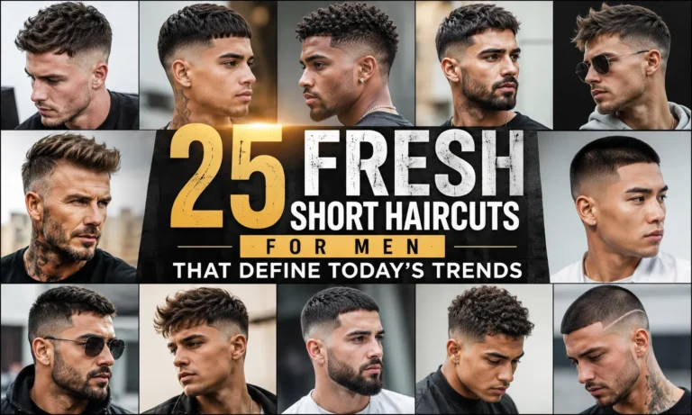 25 Fresh Short Haircuts for Men That Define Today’s Trends 25 Fresh Short Haircuts for Men That Define Today’s Trends