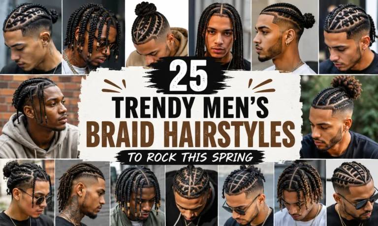 25 Trendy Men’s Braid Hairstyles to Rock This Spring