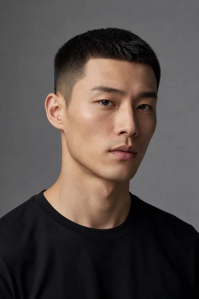 Angular Top Crew Cut
