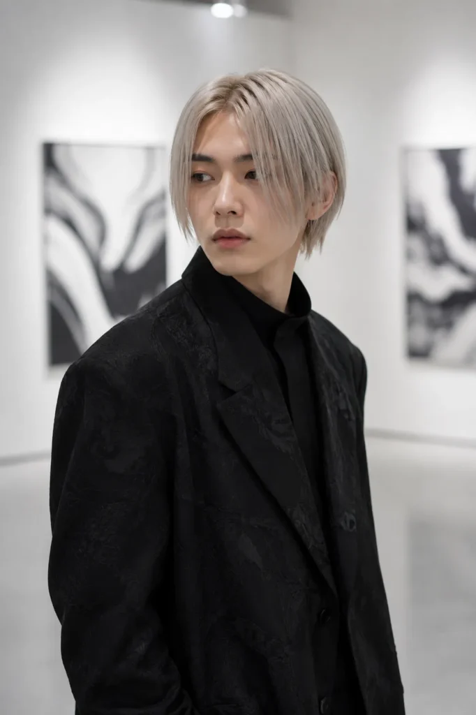 Ash Platinum Sleek Bob