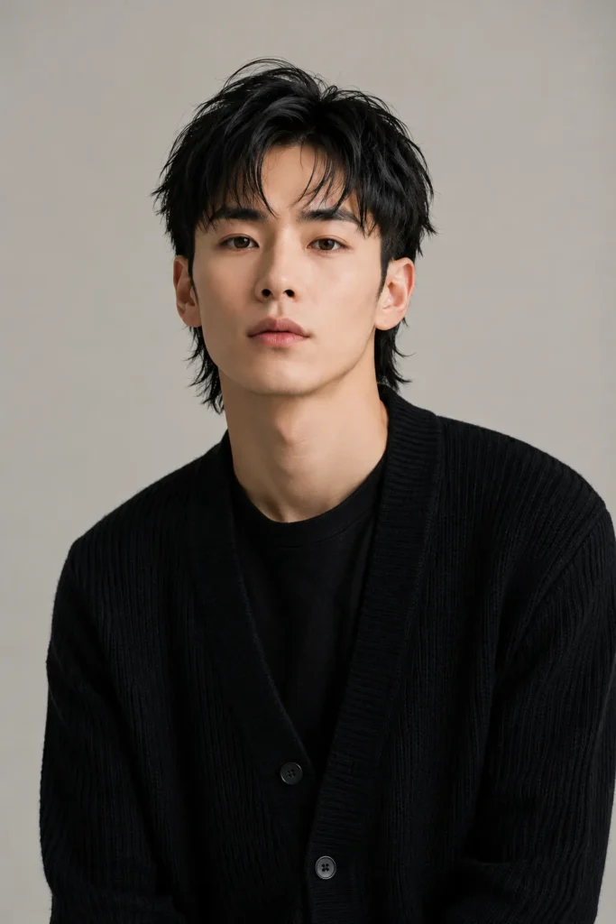Asian-Inspired Taper Mullet