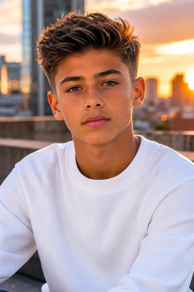 Brushed Up Hairstyle