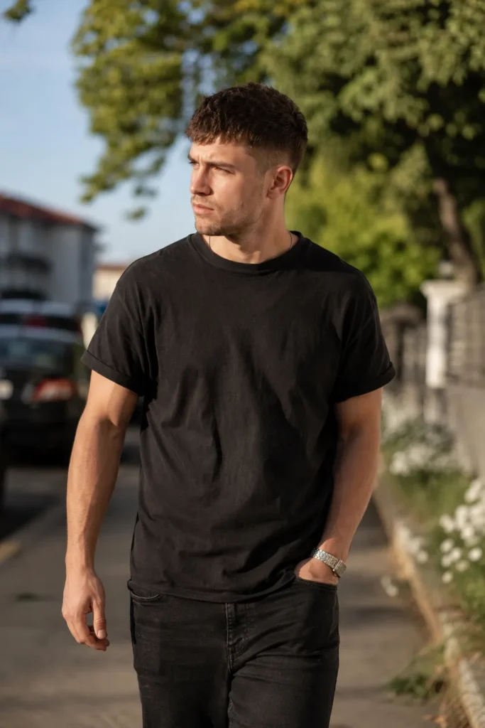 Casual Everyday Crop Fade
