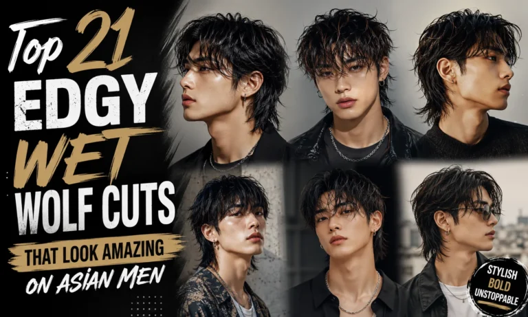 Top 21 Edgy Wet Wolf Cuts That Look Amazing on Asian Men