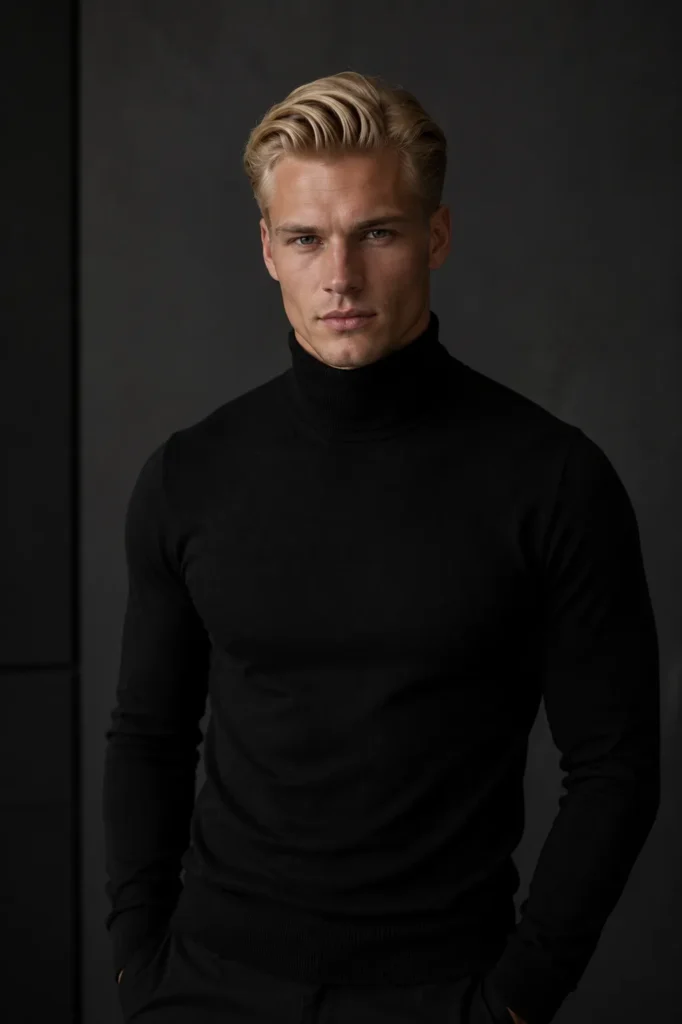 Classic Ice Blonde Straight Cut