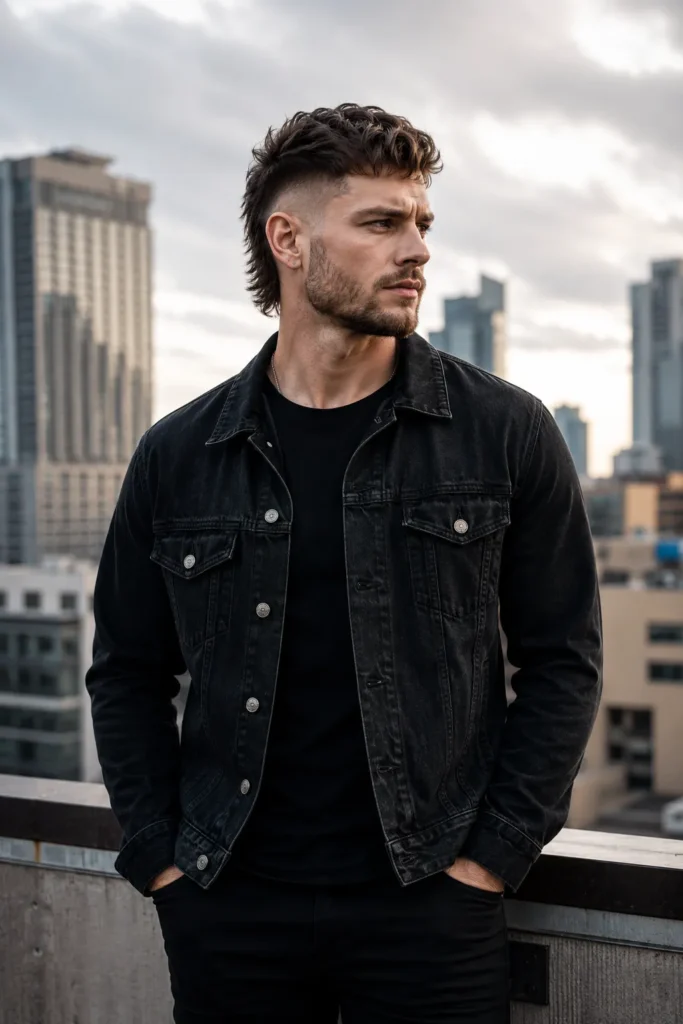Classic Taper Fade Mullet