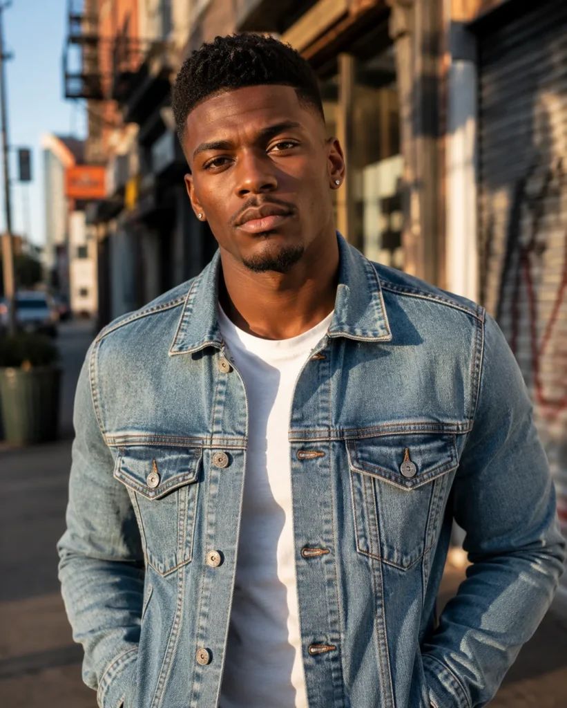 Classic Taper Fade with Brushed-Up Front