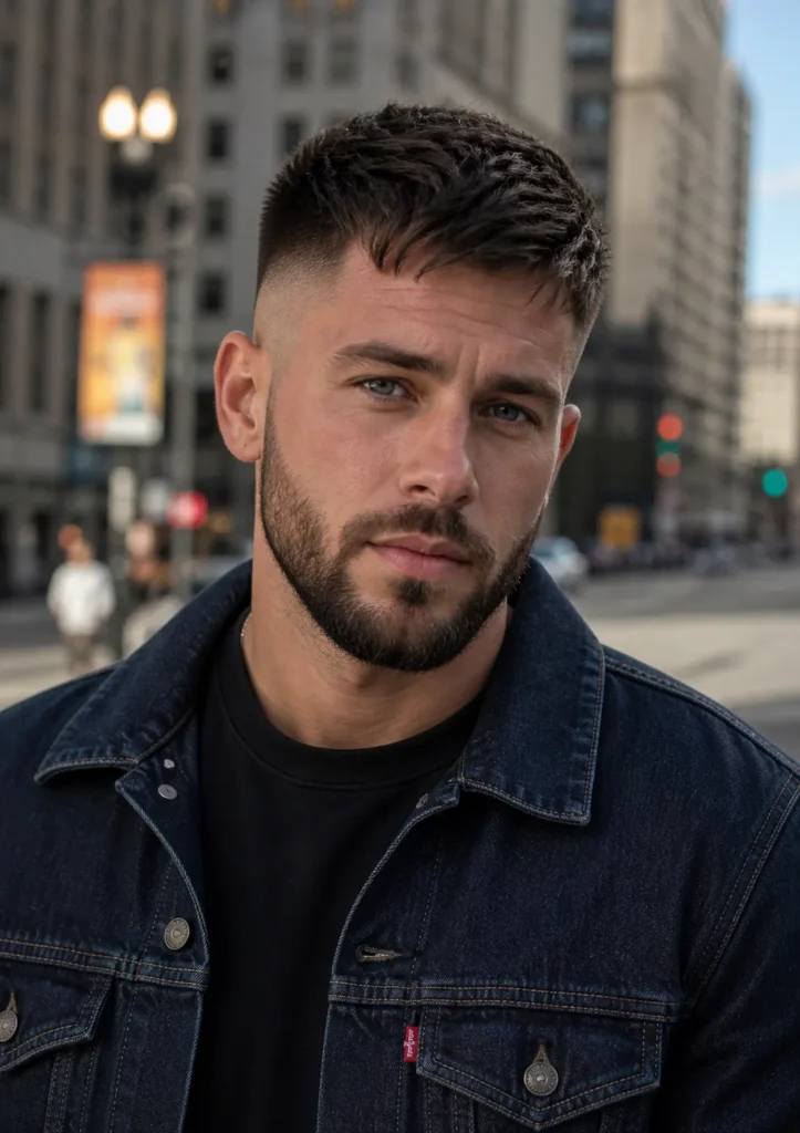 Classic Textured Crop with Mid Fade