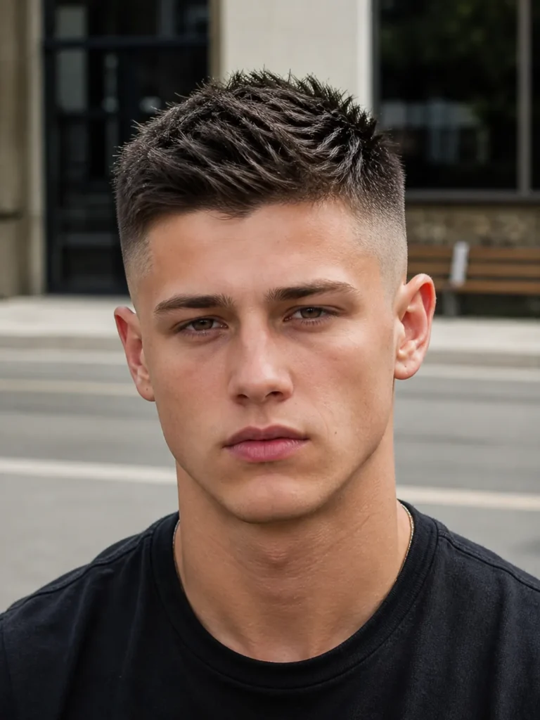 Clean Short Spiky Fade