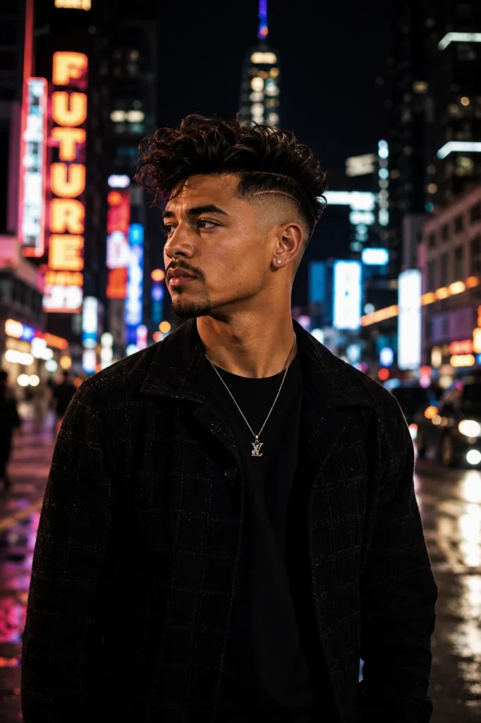 Creative Styled Blowout Fade