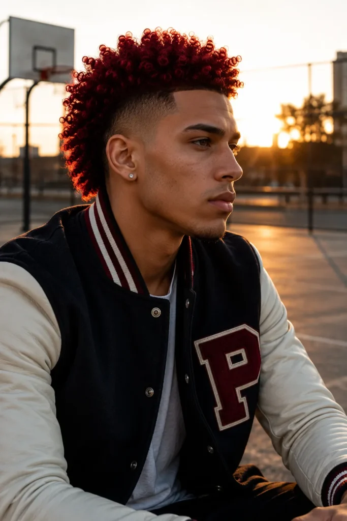 Crimson Burst Fade
