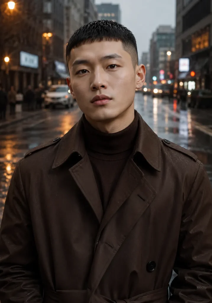 Cropped Fringe with Low Fade