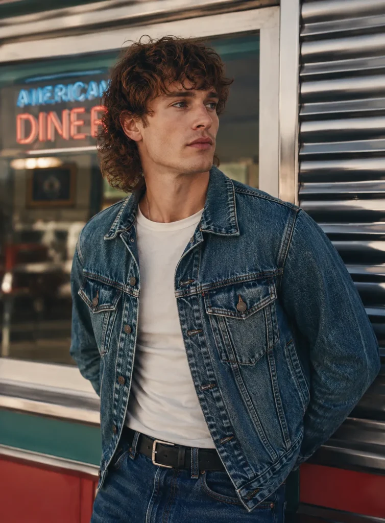 Curly Textured Mullet