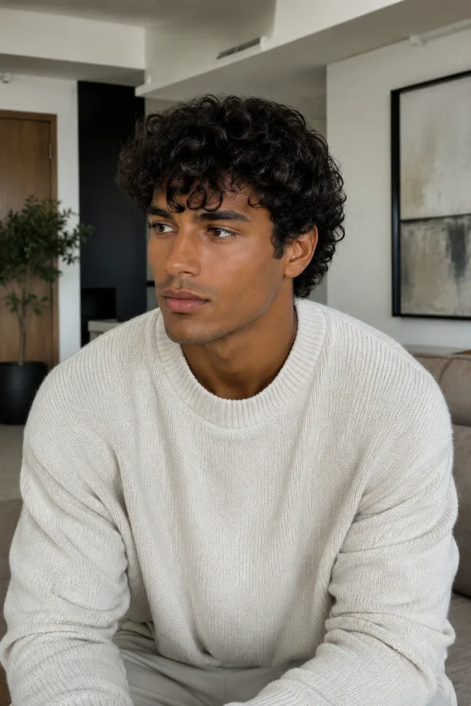Curly Undone Fringe