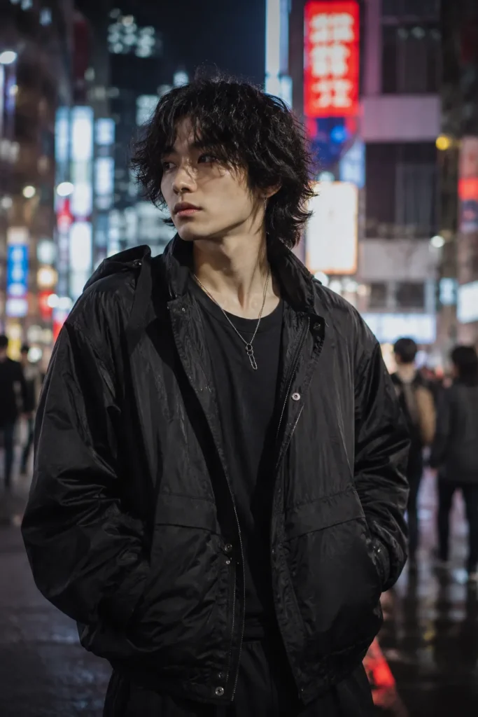 Curly Wolf Cut