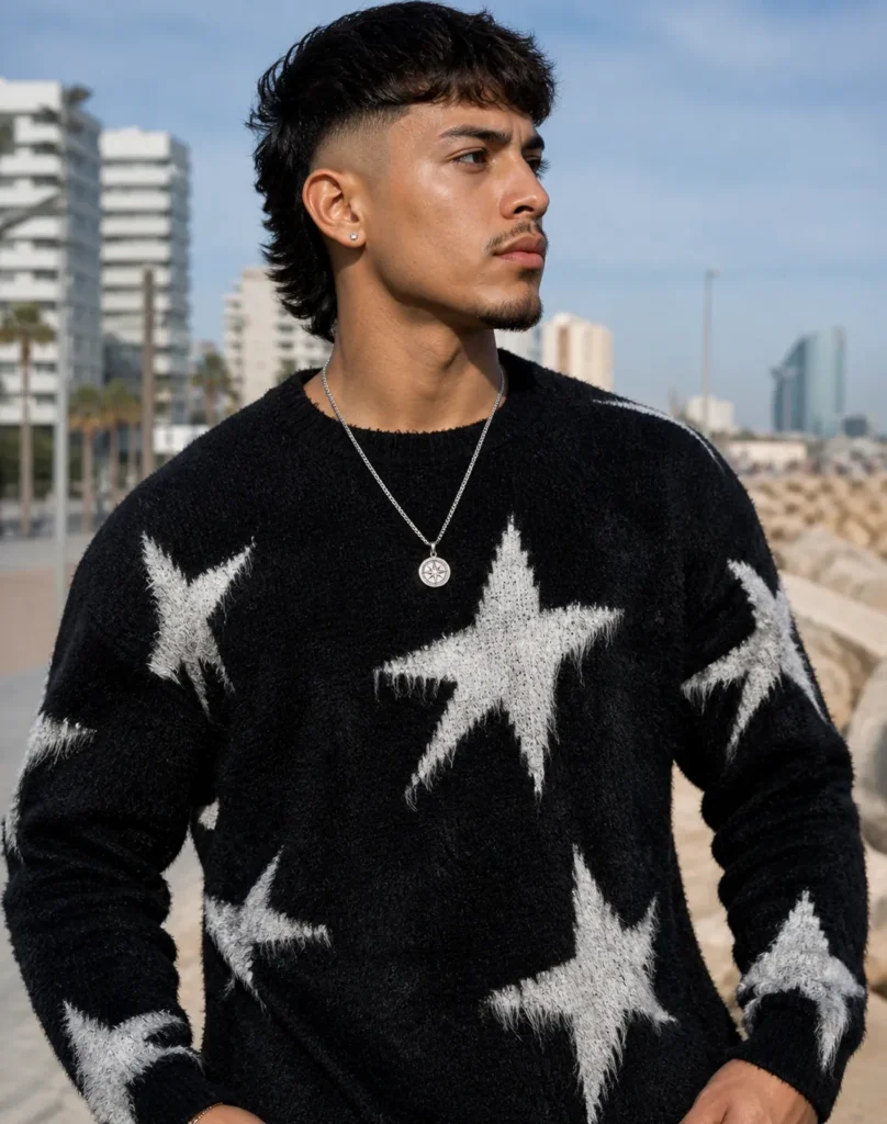 Drop Fade Mullet