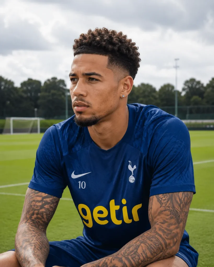 Drop Fade with Curly Top
