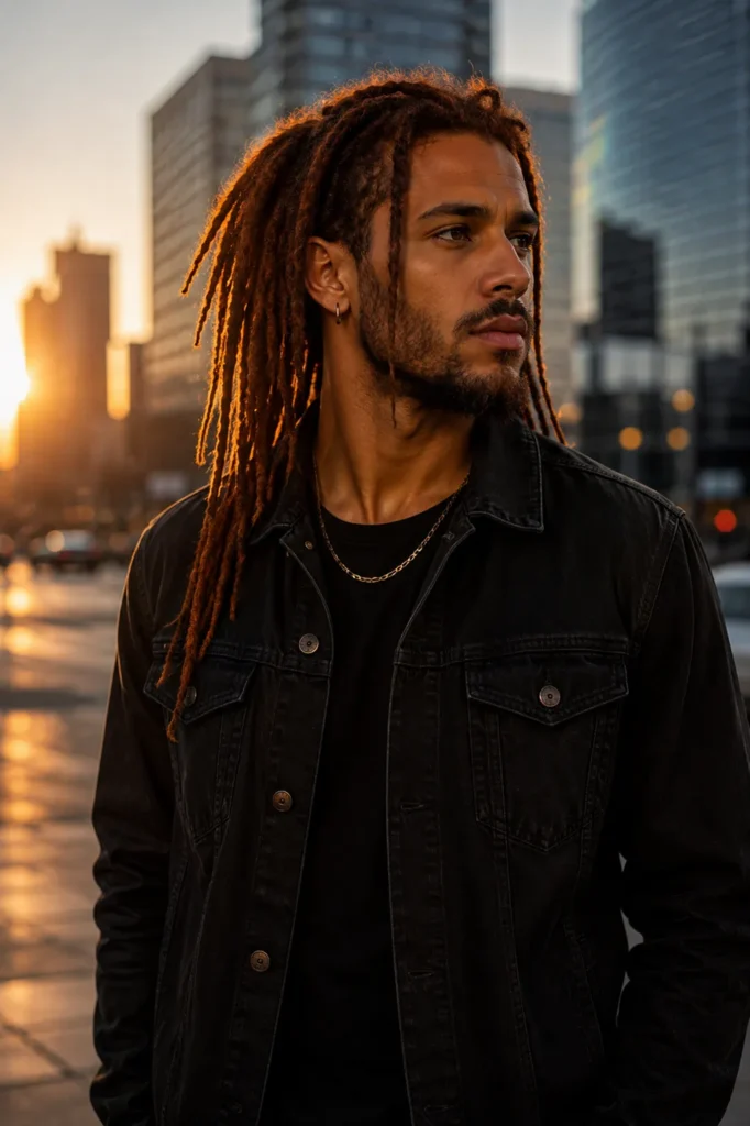 Dyed Copper Dreads