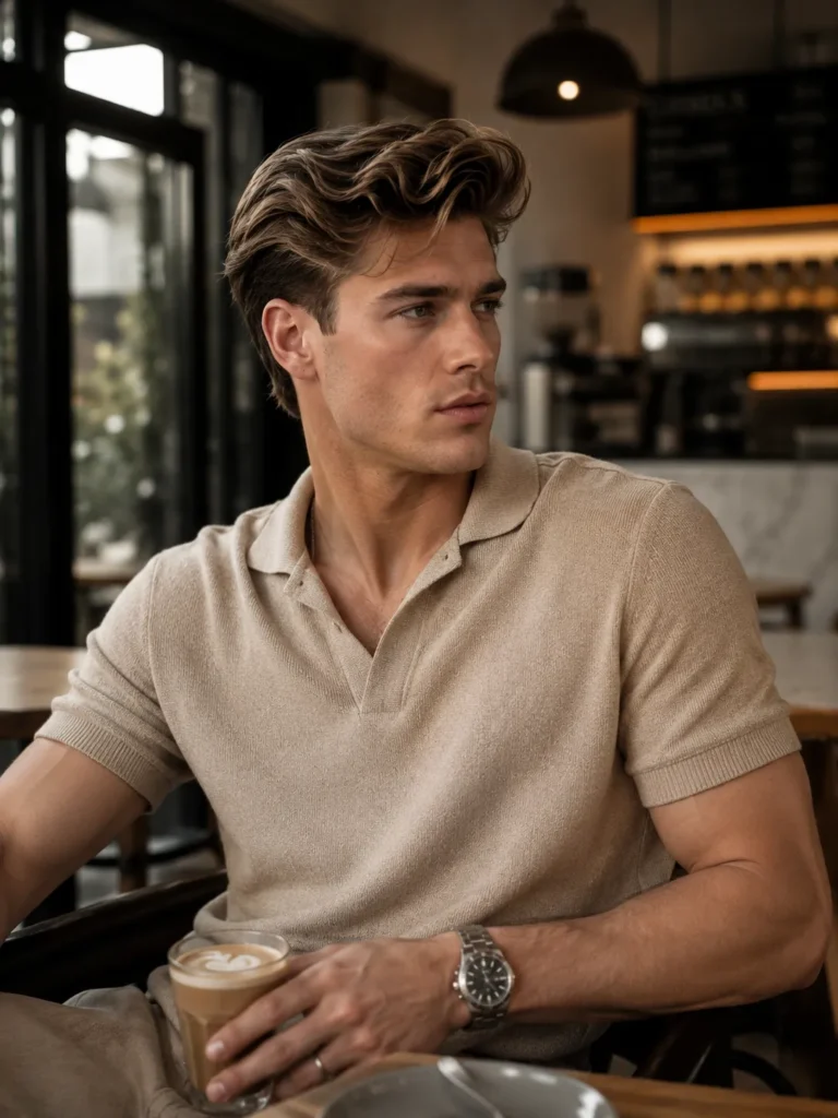 Feathered Undone Pompadour