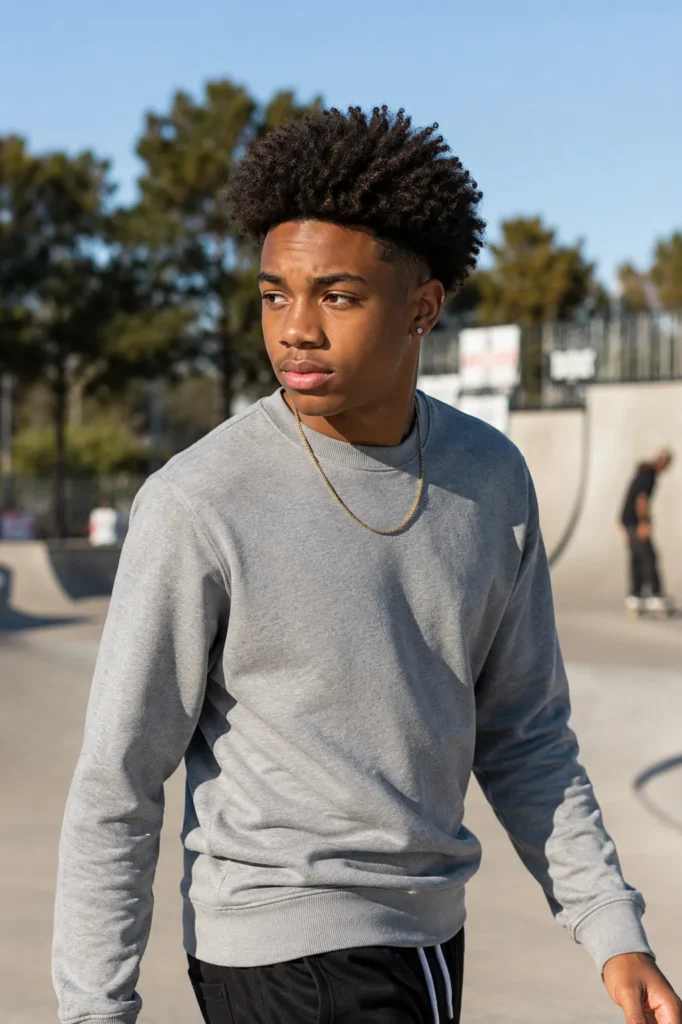 Fluffy Taper Fade