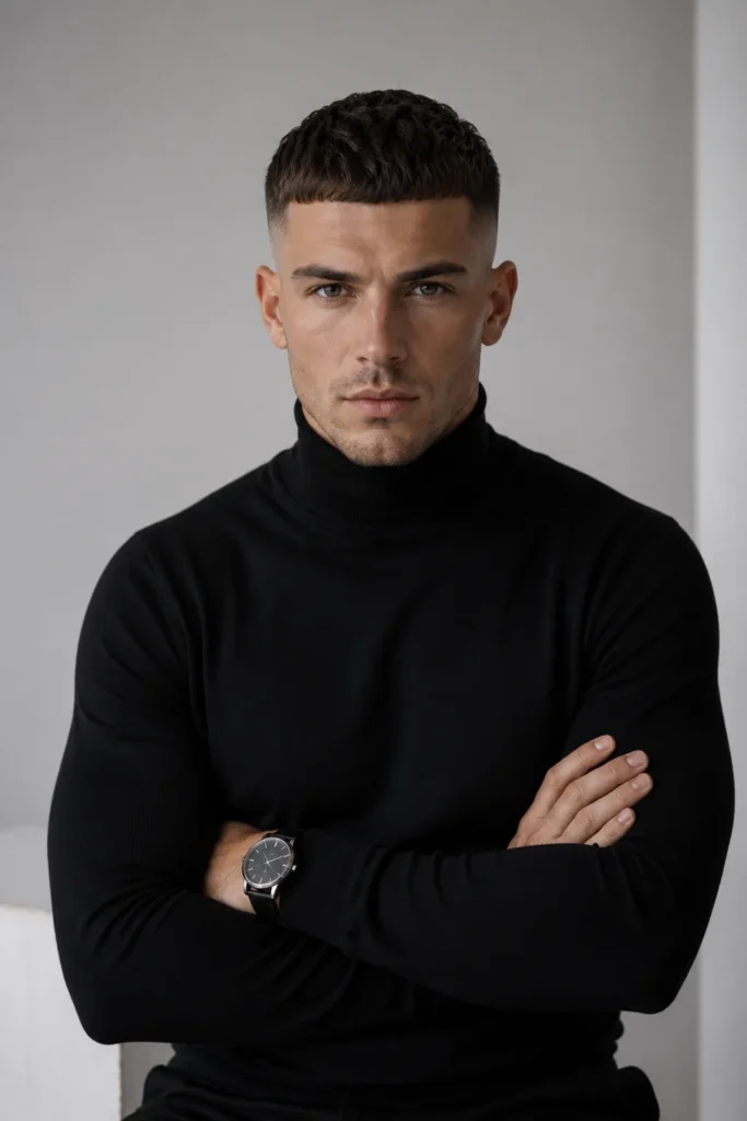 French Crop with Skin Fade