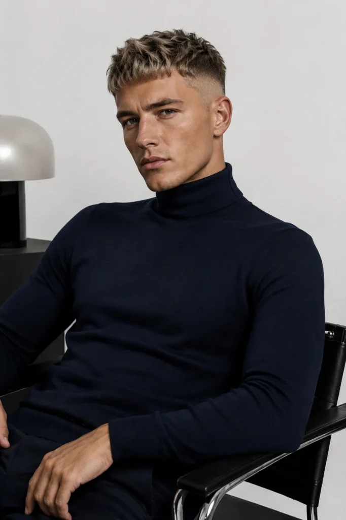 Frosted French Crop Fade