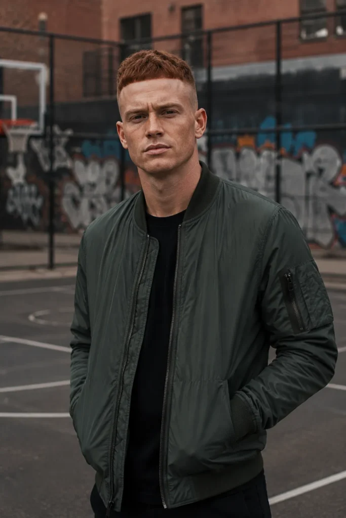 Ginger High Fade with Textured Top