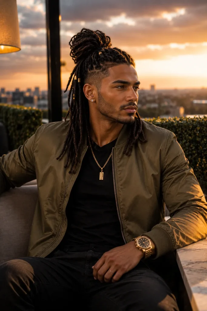 Half-Up Half-Down Locs
