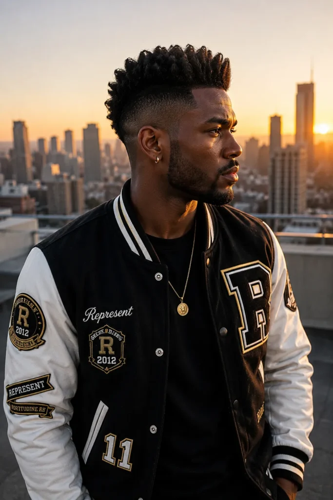 High Contrast Faux Hawk